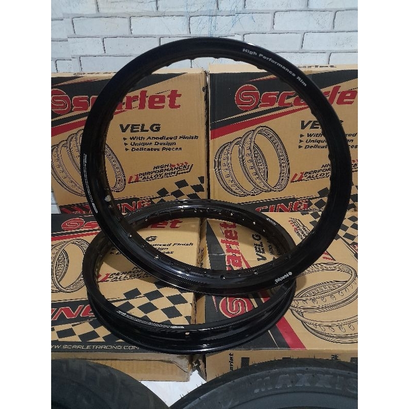 velg scarlet ring 17 ukuran 160 185 kondisi baru