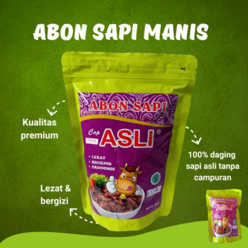 

ABON SAPI CAP ASLI KEMASAN 250GRAM