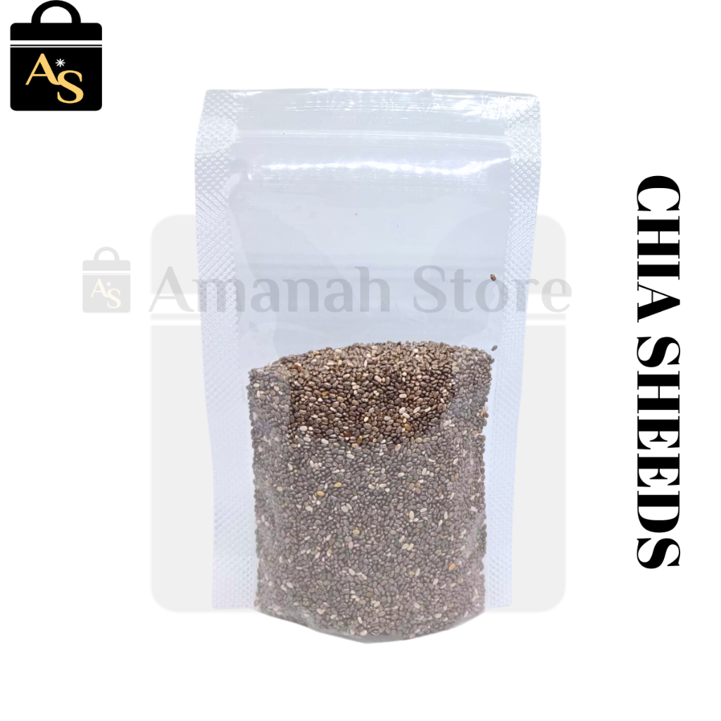 

Biji Chia Seed Organik 50 gram Black Chiaseed Premium Makanan Sehat