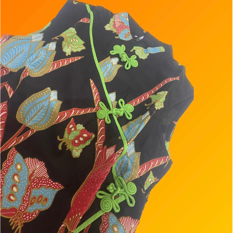 CHEONGSAM DRESS MOTIF BATIK