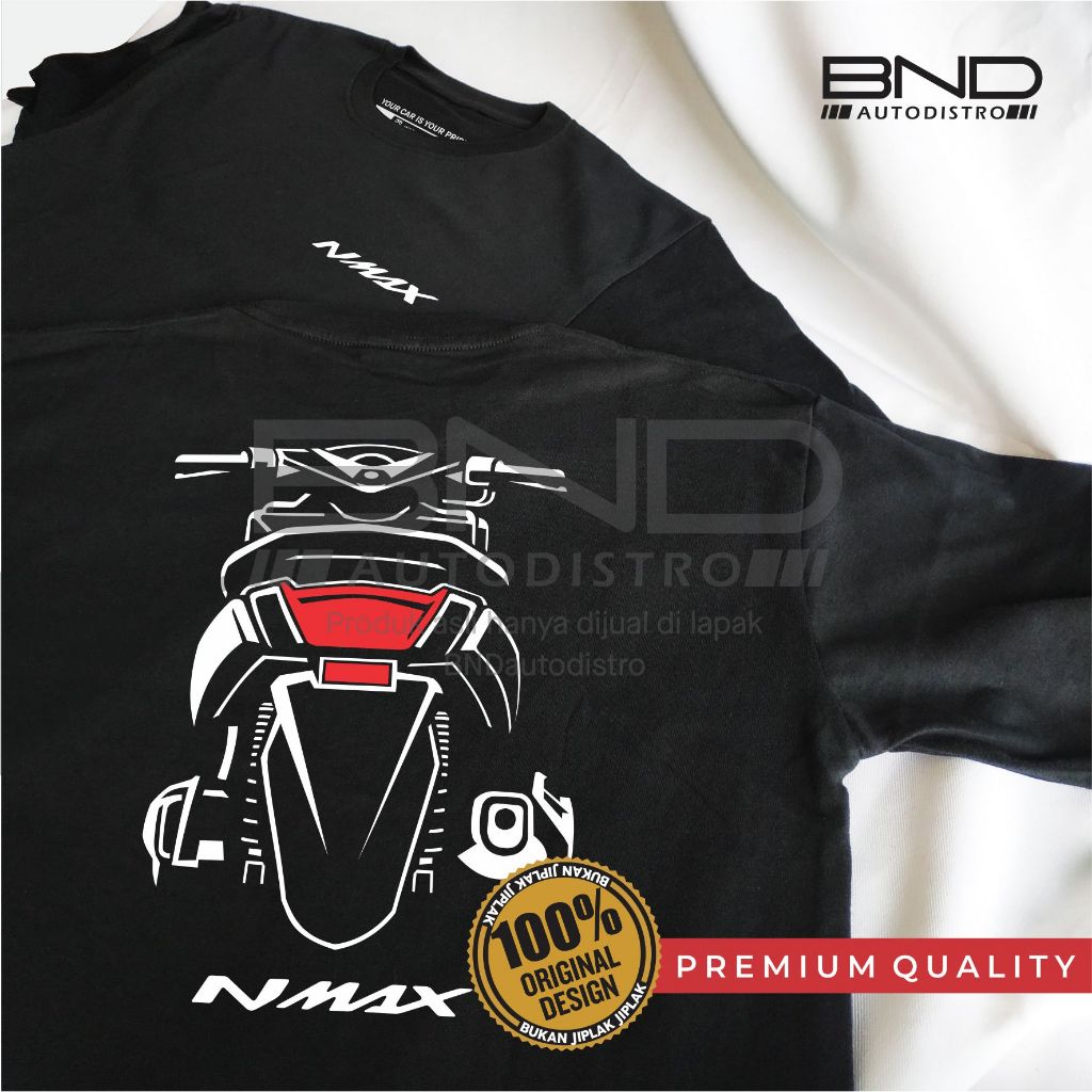 Kaos Yamaha NMax Old REAR - T-Shirt Nmax Kaos Nmax Lama Kaos Motor Kaos Distro Pria