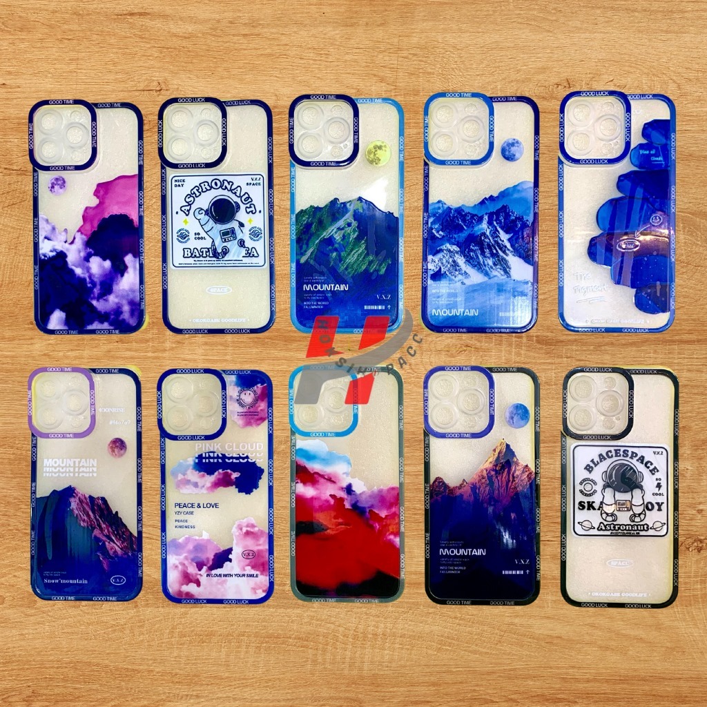 [ iPhone 11 / 11 Pro / 11 Pro Max / 12 / 12 Pro / 12 Pro Max ] CASING MOTIF NASA / CLEAR CASE CORAK 