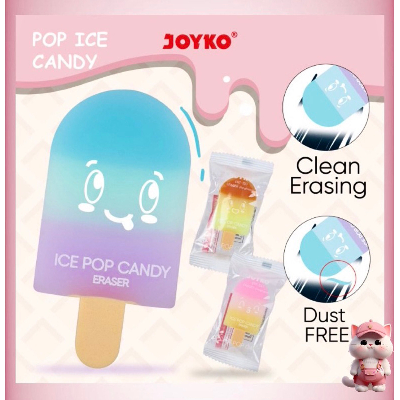 

N106 Penghapus Eraser Joyko ERT-130 Pop Ice Candy
