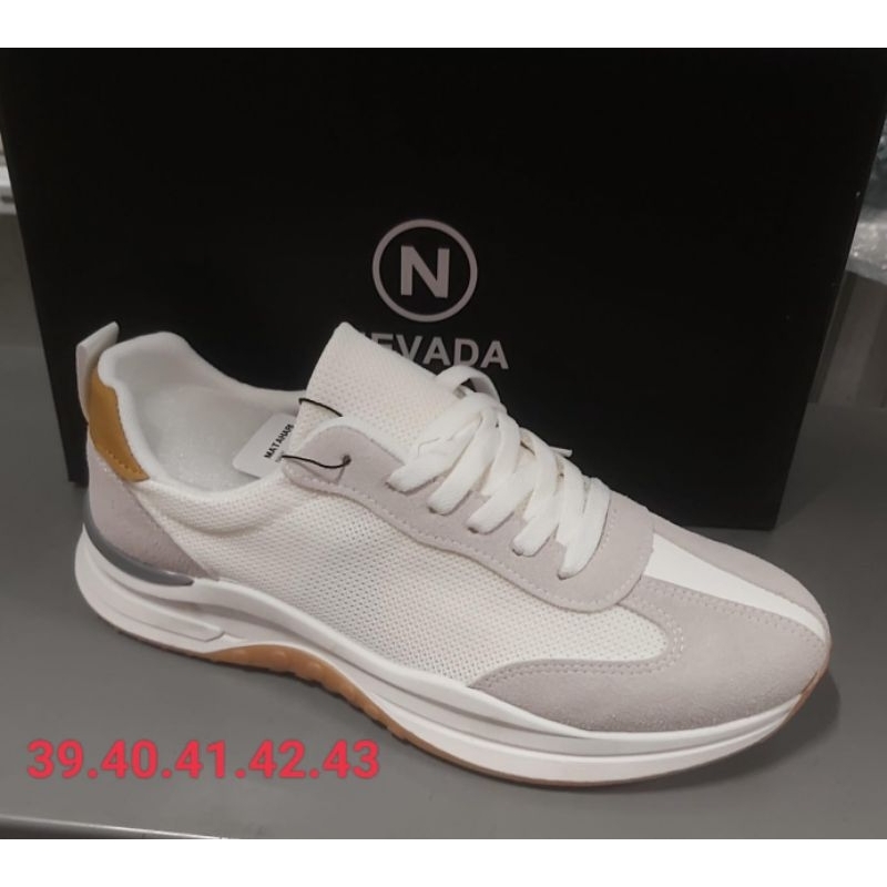 Sepatu Sneakers Tali Pria Branded Nevada