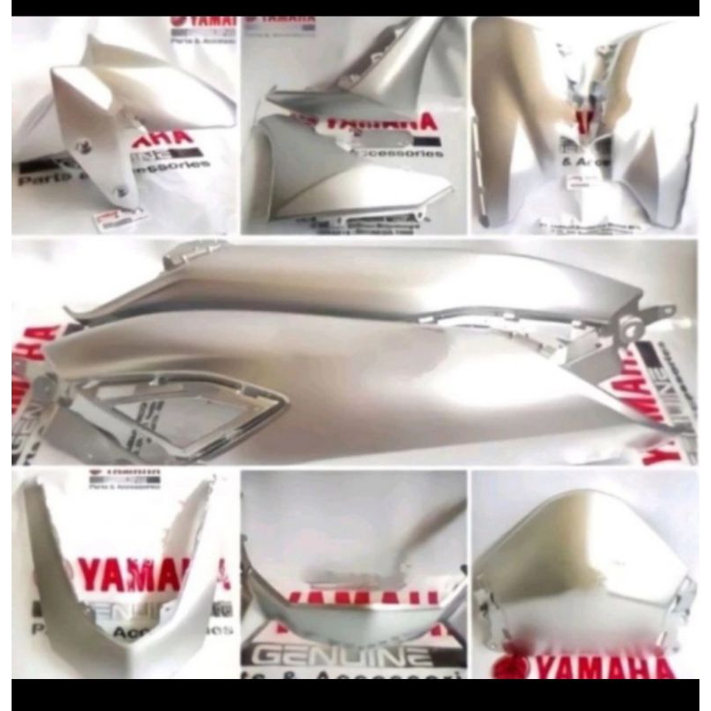 FULL SET BODY HALUS ALL NEW NMAX 155 SILVER ORIGINAL YAMAHA