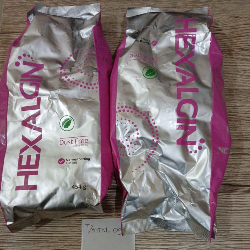 alginate hexalgin bahan cetak