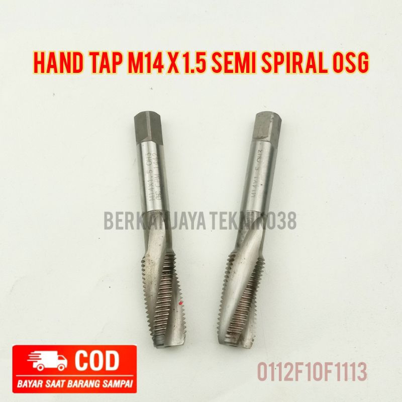 1970 Hand Tap M14x1.5 Tap Baut Oli Oversize Tap Baut 19 Semi Spiral OSG