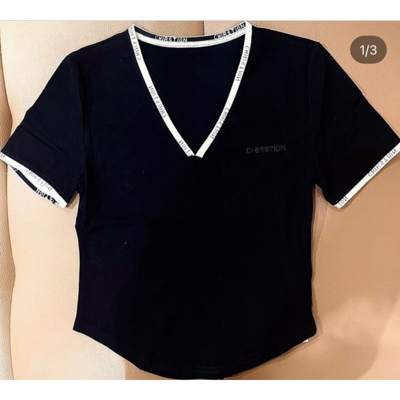 BAJU KAOS ATASAN POLOS WANITA IMPORT BKK