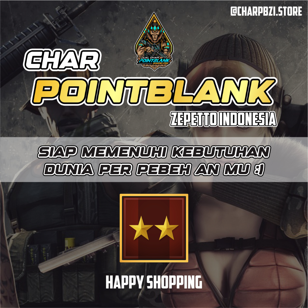 CHAR POINTBLANK / CHAR PB - BINTANG 2