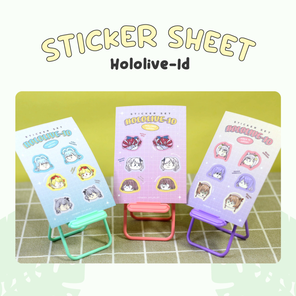 

CLEARANCE SALE HOLOLIVE-ID STICKER SHEET