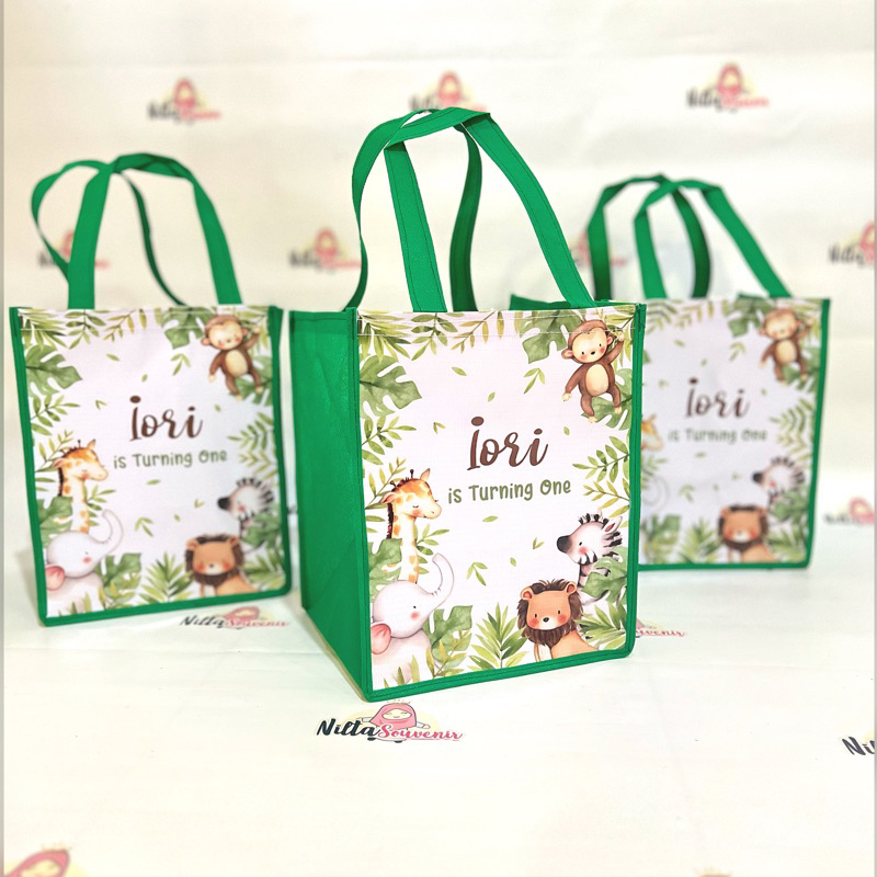 

Tas Souvenir Ulang Tahun Goodiebag Anak Anak Murah Custom Gambar BEBAS REQUEST