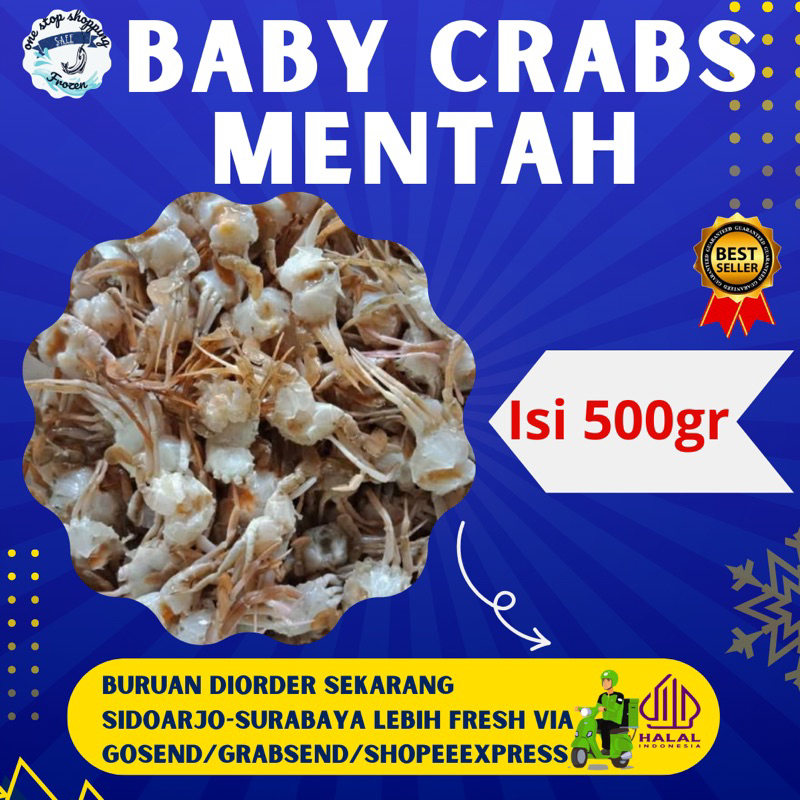 

BABY CRABS Bayi kepiting 500gr