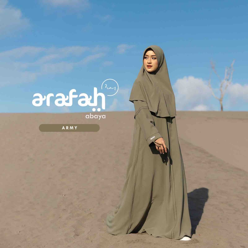 Gamis Umroh Abaya Arafah Busui Friendly Bahan Linen Tunica Lembut Tidak Mudah Kusut
