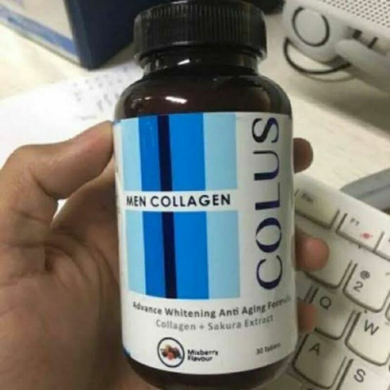 Pemutih Seluruh Badan Pria COLUS MEN COLLAGEN Original Pemutih Kulit Pria Aman