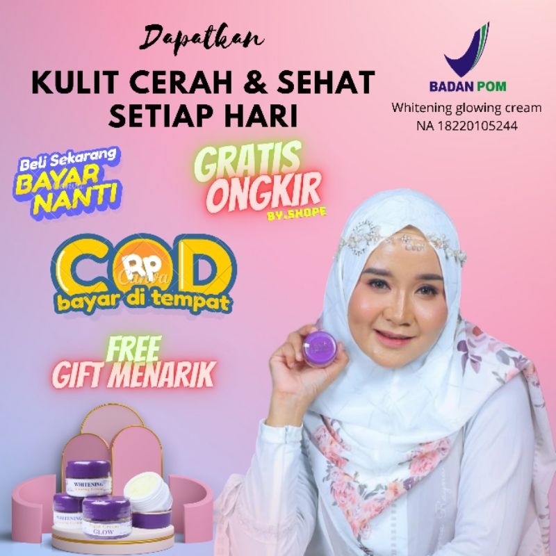 perawatan kecantikan kulit wajah cream all in one rcb glow kosmetik /skincare murah Banjarmasin kosm