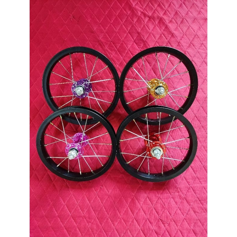wheelSet PushBike OXO Bearing Roda Sepeda Anak WheelSet Balance Bike