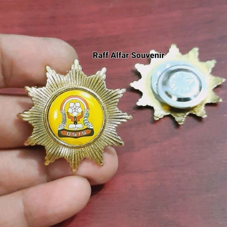 PIN OSIS SMP - BROS OSIS SMP MODEL BINTANG