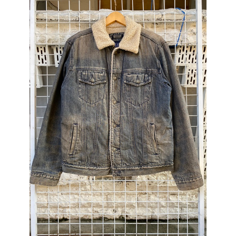 GAP Denim Jackete Sherpa