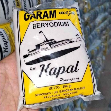 

Garam Dapur - Garam Cap Kapal 250gr Halus