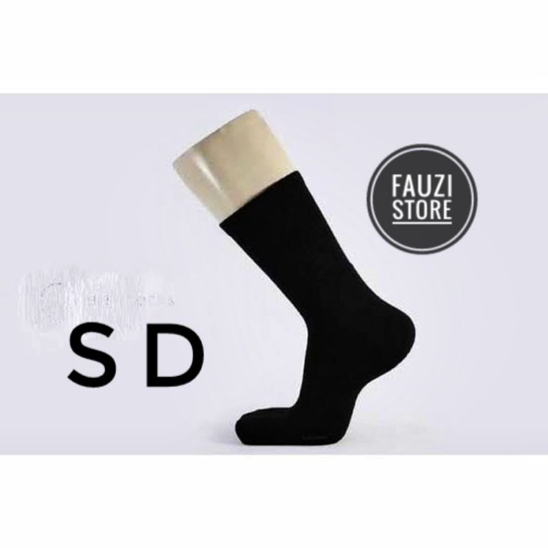 KAOS KAKI HITAM POLOS SD / ANAK