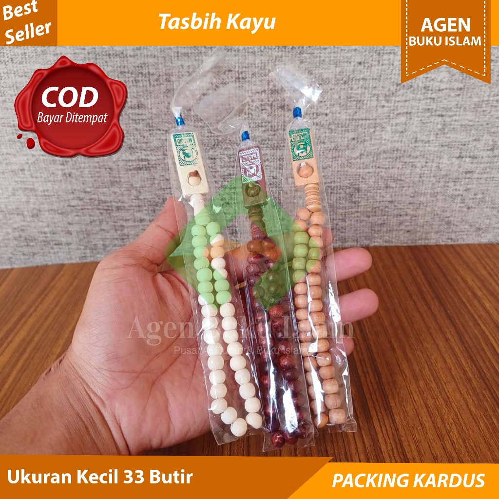 

COD Bayar di Tempat Tasbih Kayu 33 Butir SIBHAH Digunakan Menghitung Berapa Zikir yang Diucapkan