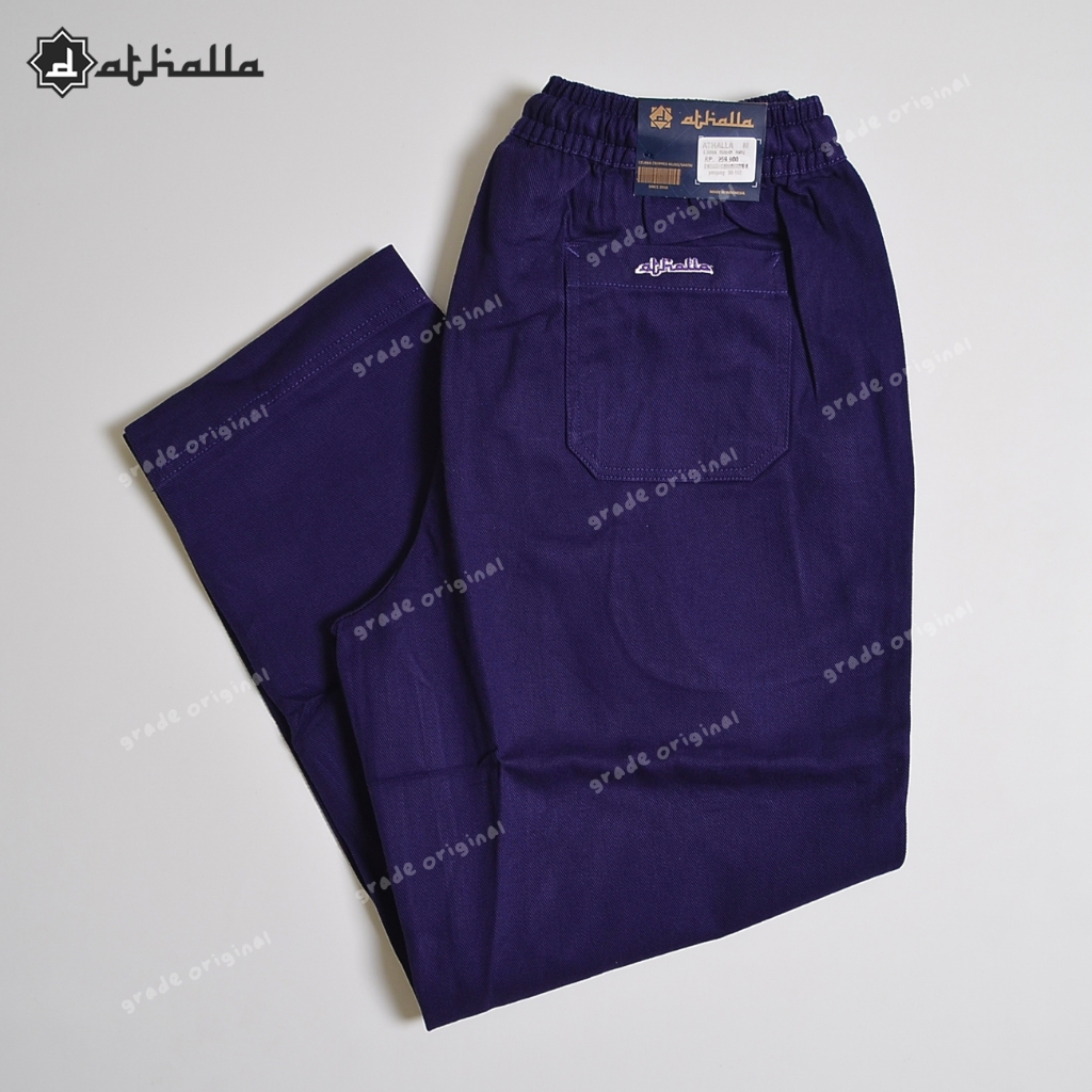 Celana Sirwal Pria Dewasa Jumbo Premium Cingkrang Kantor Sholat Muslim Syari Panjang 7/8 Kerja Santa