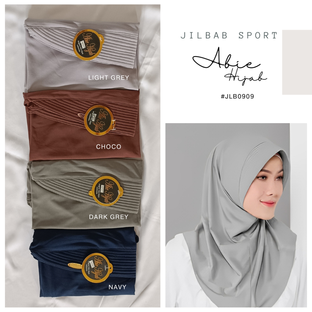 JILBAB SPORT ABBIE / JILBAB SPORT BERGO KERUDUNG SPORT WARNA