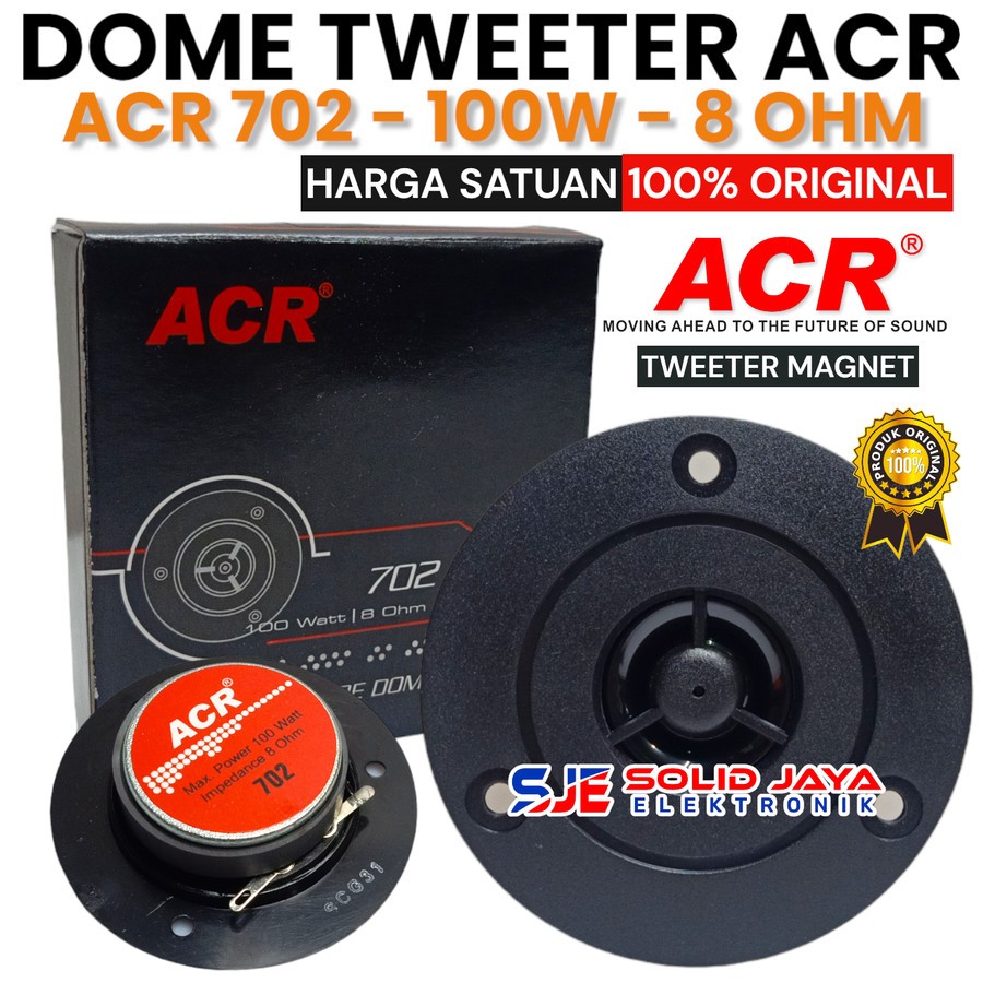 TWITTER ACR 702 MAGNET SUPER POLYMIDE DOME TWEETER ACR HIGH HI TWEETER TWETER TWITER TWITTER ACR 100