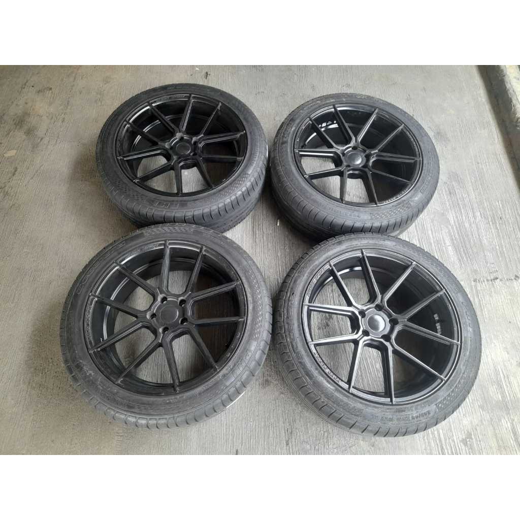 VELG SECOND RACING SPORT R19 HOLE 5X114 + BAN