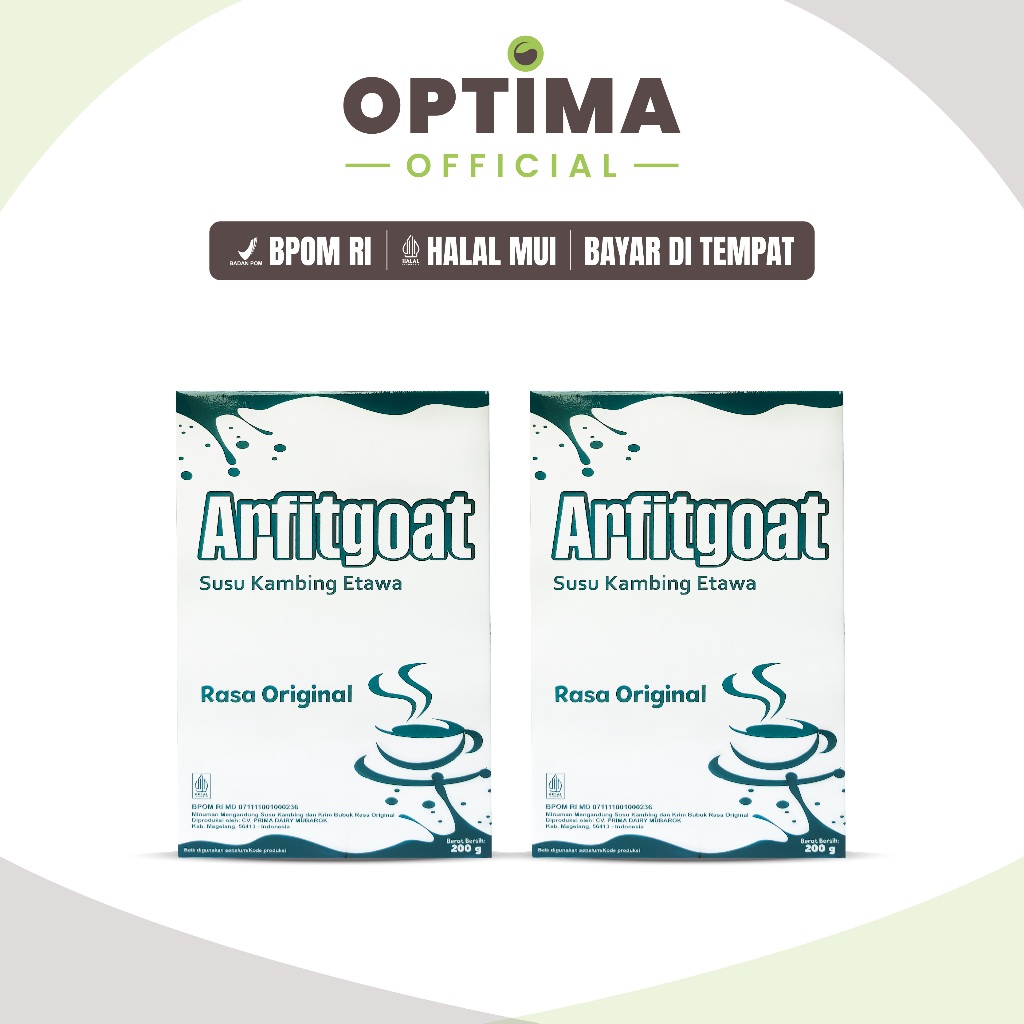 

ARFITGOAT ORIGINAL Atasi Masalah Pencernaan Nyeri Sendi BPOM PAKET 2 BOX SUSU ARFITGOAT