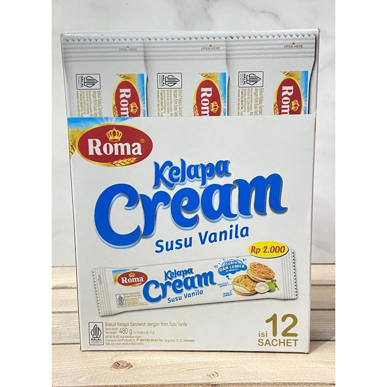 

Roma Kelapa Cream - roma kelapa biscuit - Roma kelapa Cream Box