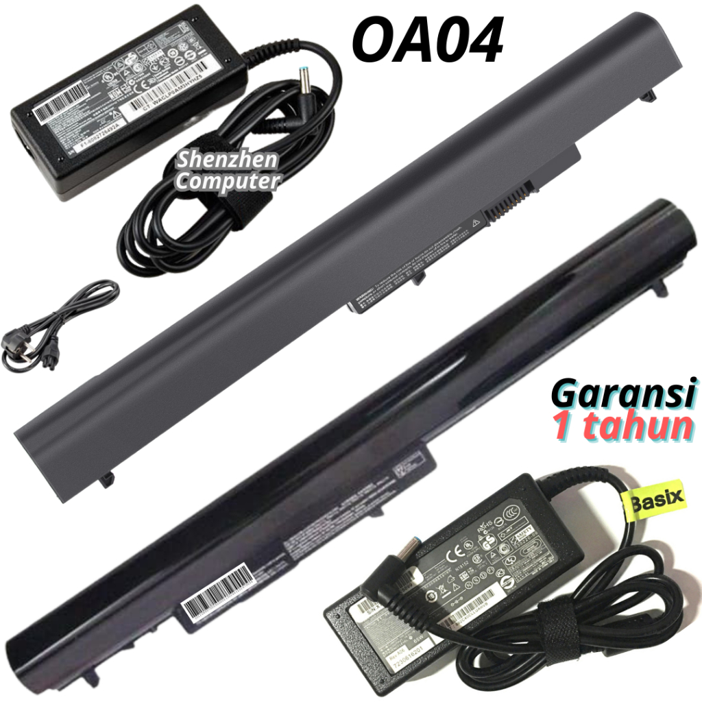 Charger baterai HP 14-G008AU G102AU G008AU G101AU G006AU 4-G003AU OA04 battery adapter adaptor