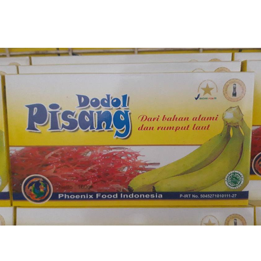 

Dodol Pisang Rumput Laut Phoenix | Kemasan kotak 160gr