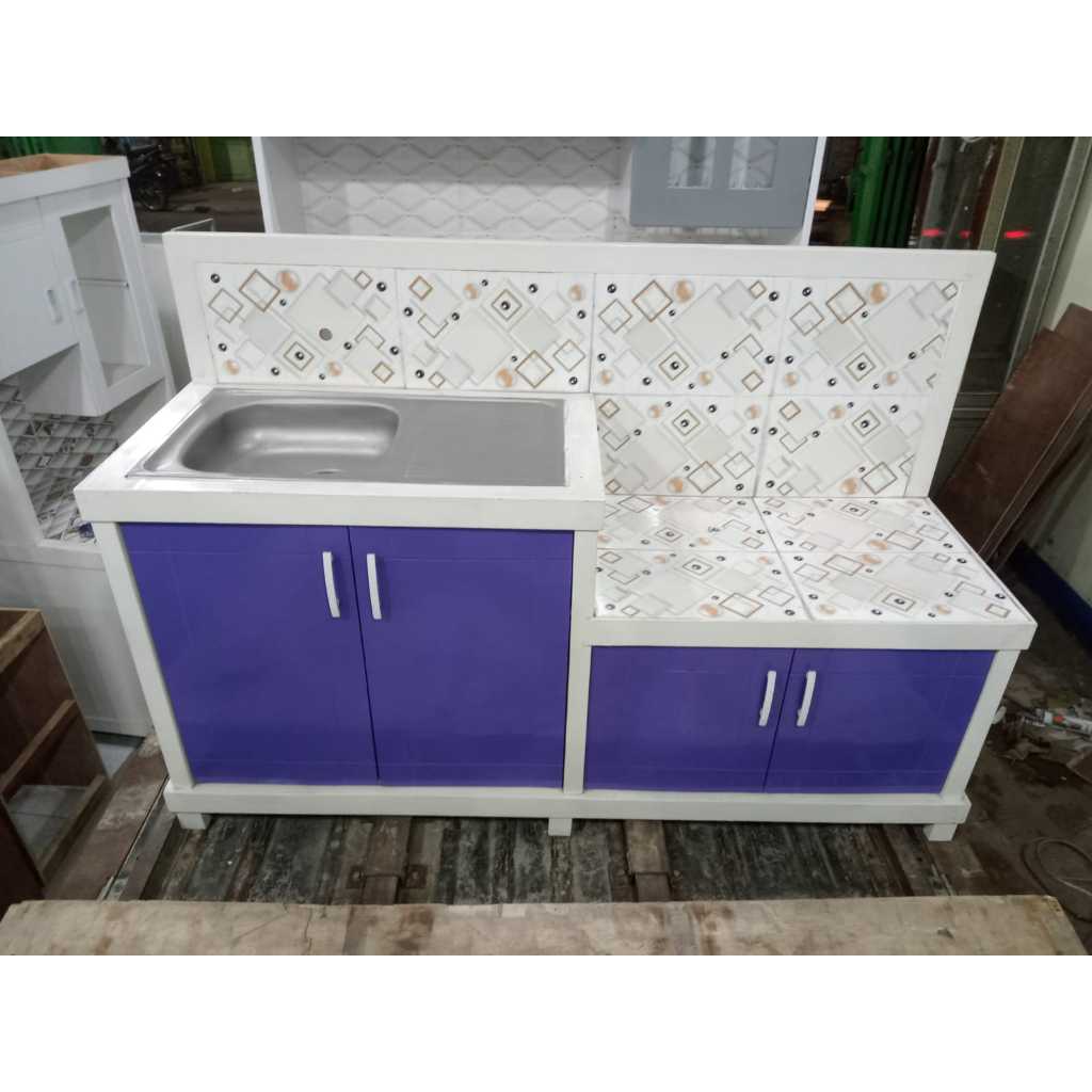 RAK KOMPOR 4 PINTU WASTAFEL / RAK KOMPOR WASTAFEL TRIPLEK / RAK KOMPOR KERAMIK TRIPLEK