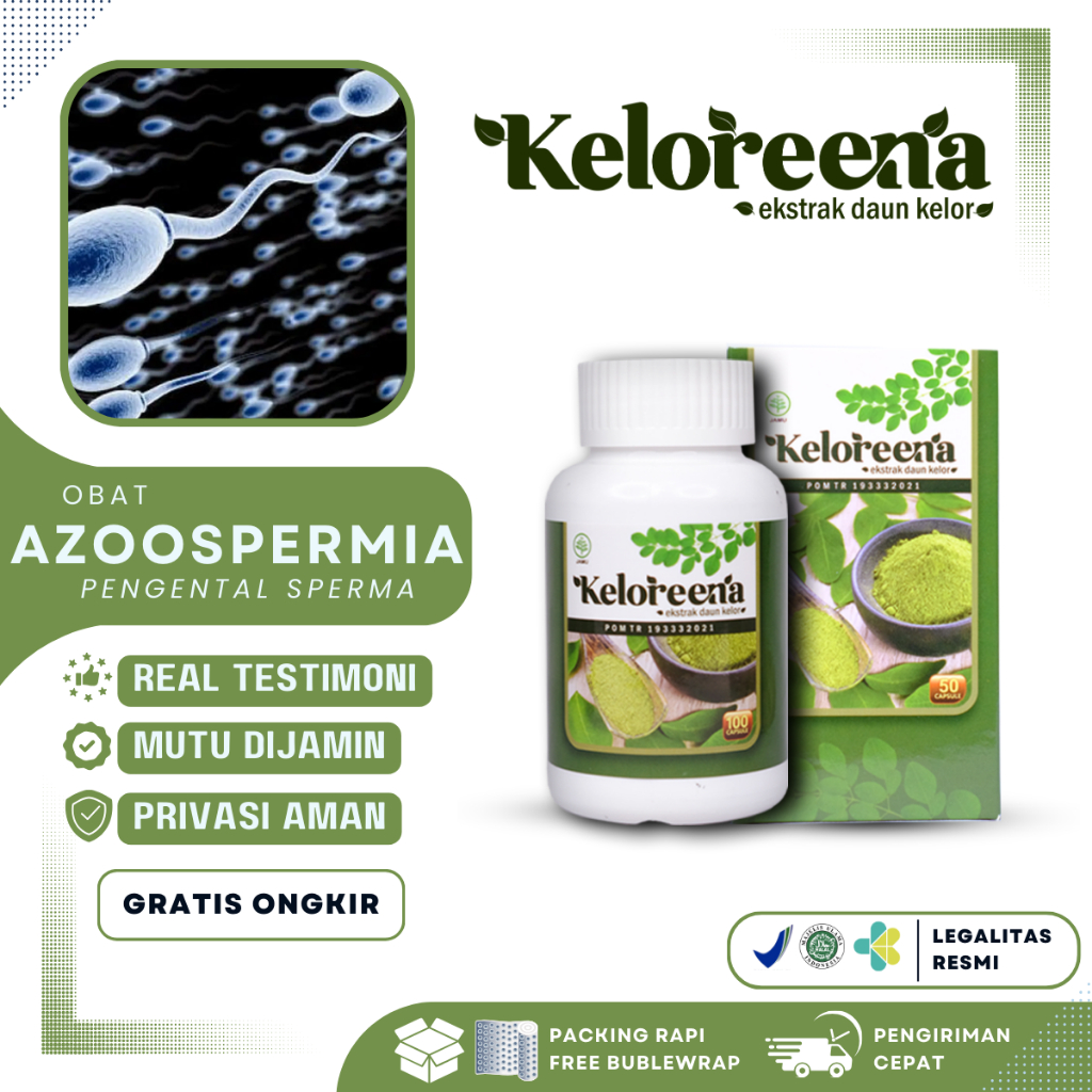 Obat Azoospermia Sperma Kosong Penyubur Sperma Pengental Sperma Perbaikan Kualitas Sperma - Keloreen
