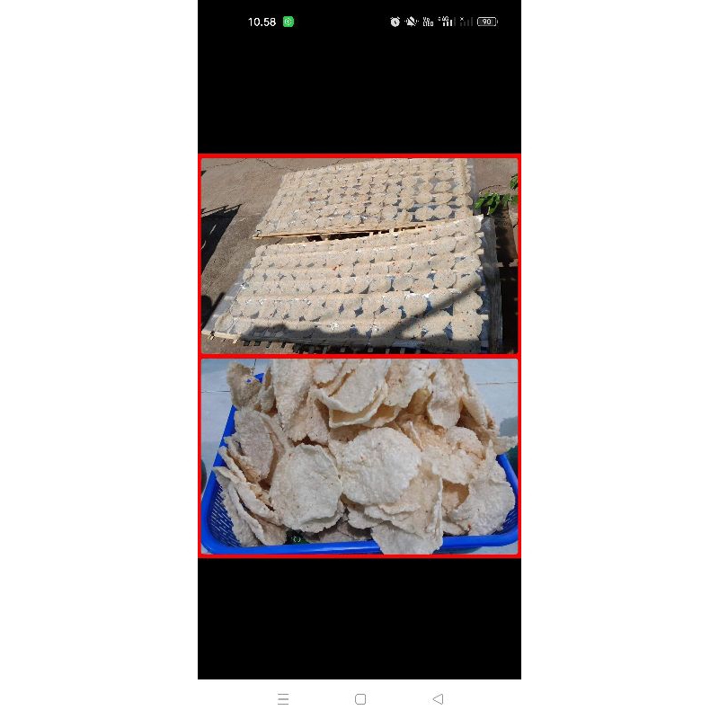 

krupuk gendar 19rb dapat 1kg