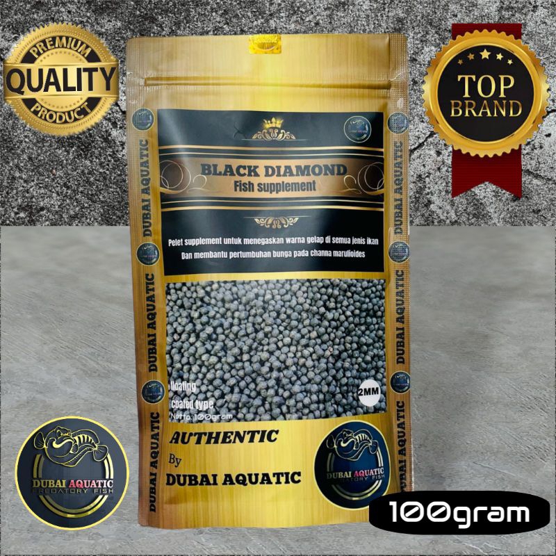 kemasan pelet black diamond 100gram