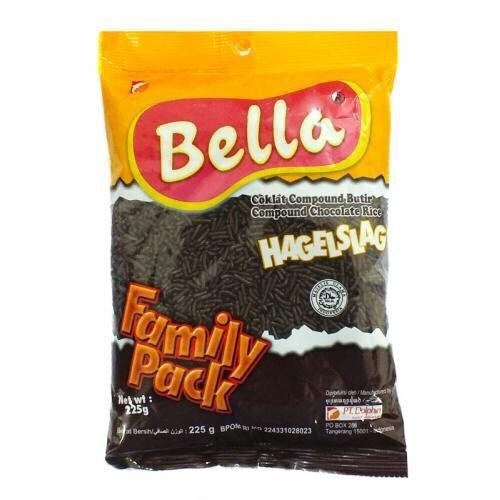 

Meses Coklat BELLA 500gr kemasan repack