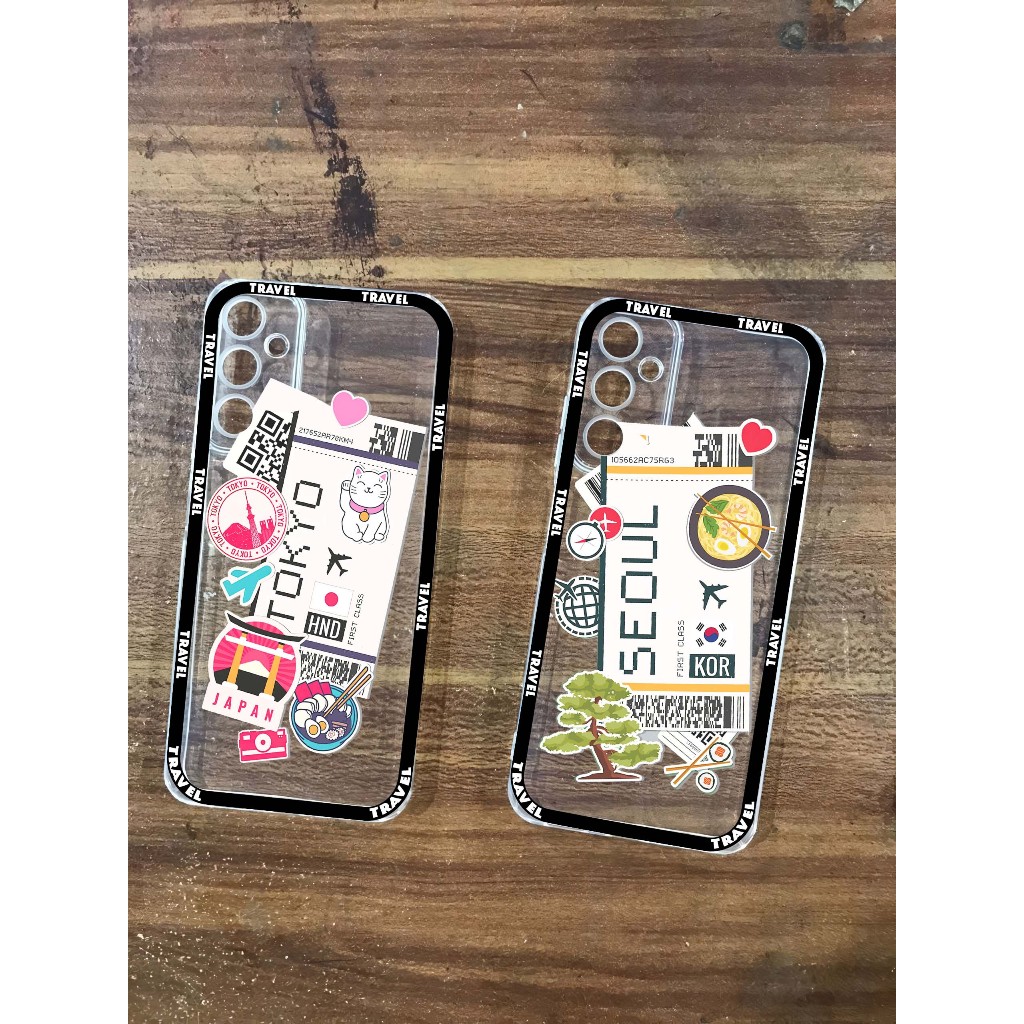 DY-217 Case BENING Untuk Semua Type Handphone SAMSUNG A05S MOTIF TICKET