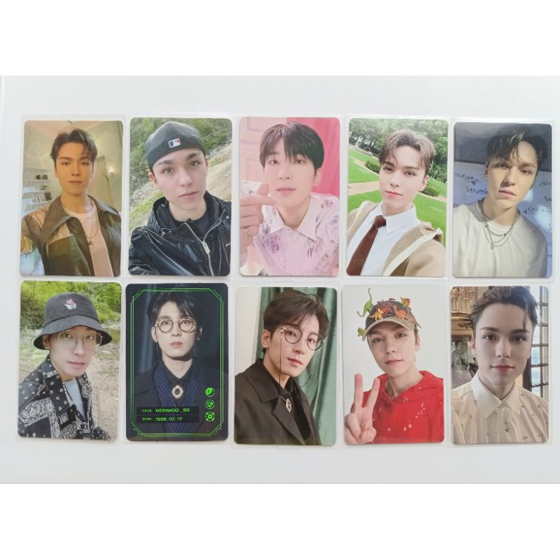 Photocard Wonwoo poter & Vernon soco take all only