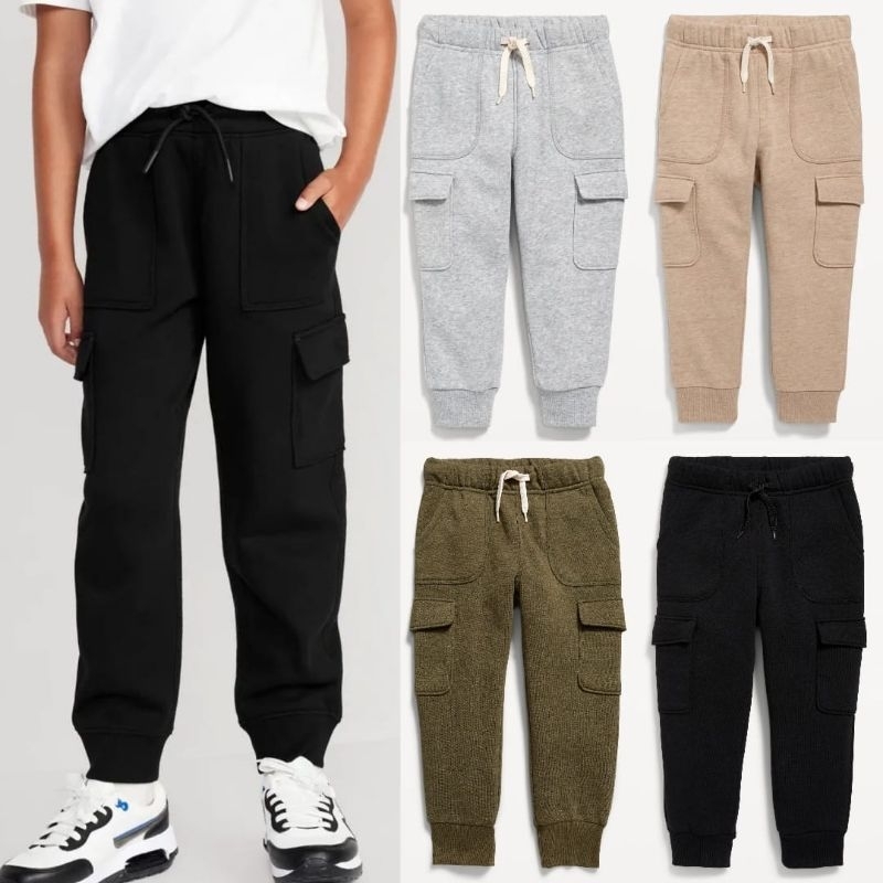 RESTOCK jogger cargo anak laki-laki oldnvy