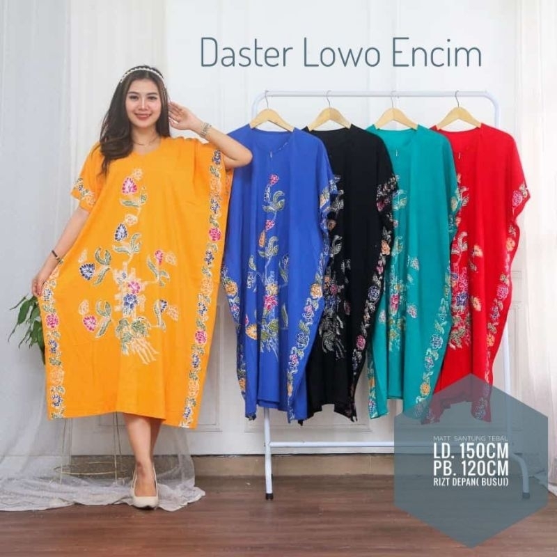 Daster Lowo Encim | Daster Santung JUMBO Busui Friendly