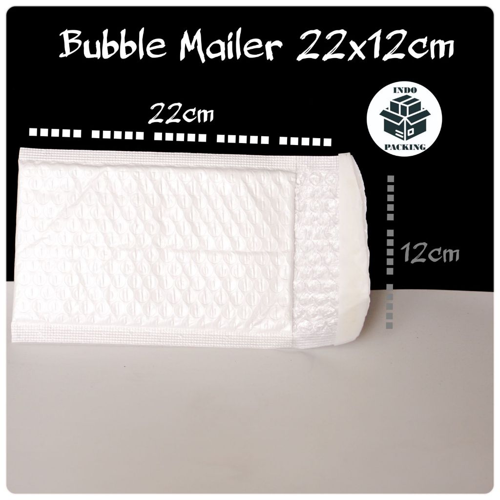

Bubblemailer 12x22cm / Amplop Bubble Mailer / Packaging Online Shop / Olshop