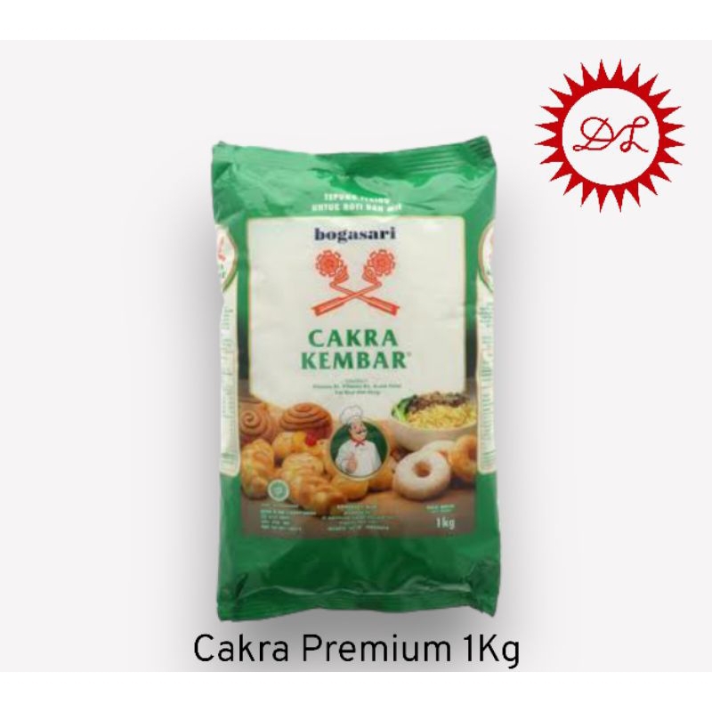 

Cakra Premium 1 Kg / Terigu Protein Tinggi