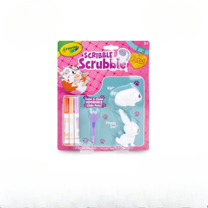

CRAYOLA Scribble Scrubbie Pets Hamster 2ct 6P