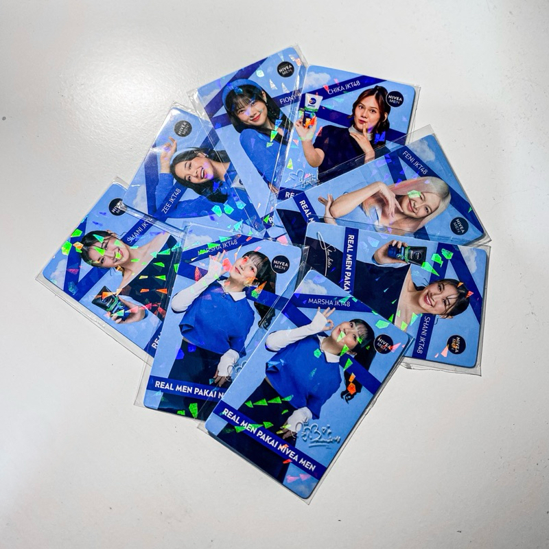 limited photocard pc jkt48 nivea men baru murah shani zee marsha fiony chika