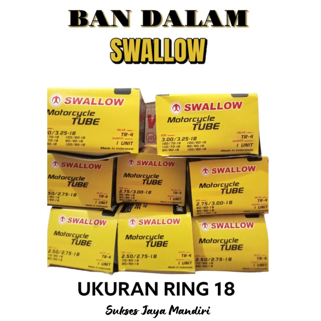 Ban dalam motor swallow ring 18