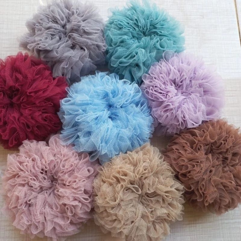 Afnansa  Scrunchie  Cepol Hijab Tile  Besar ~ Cepol  Hijab