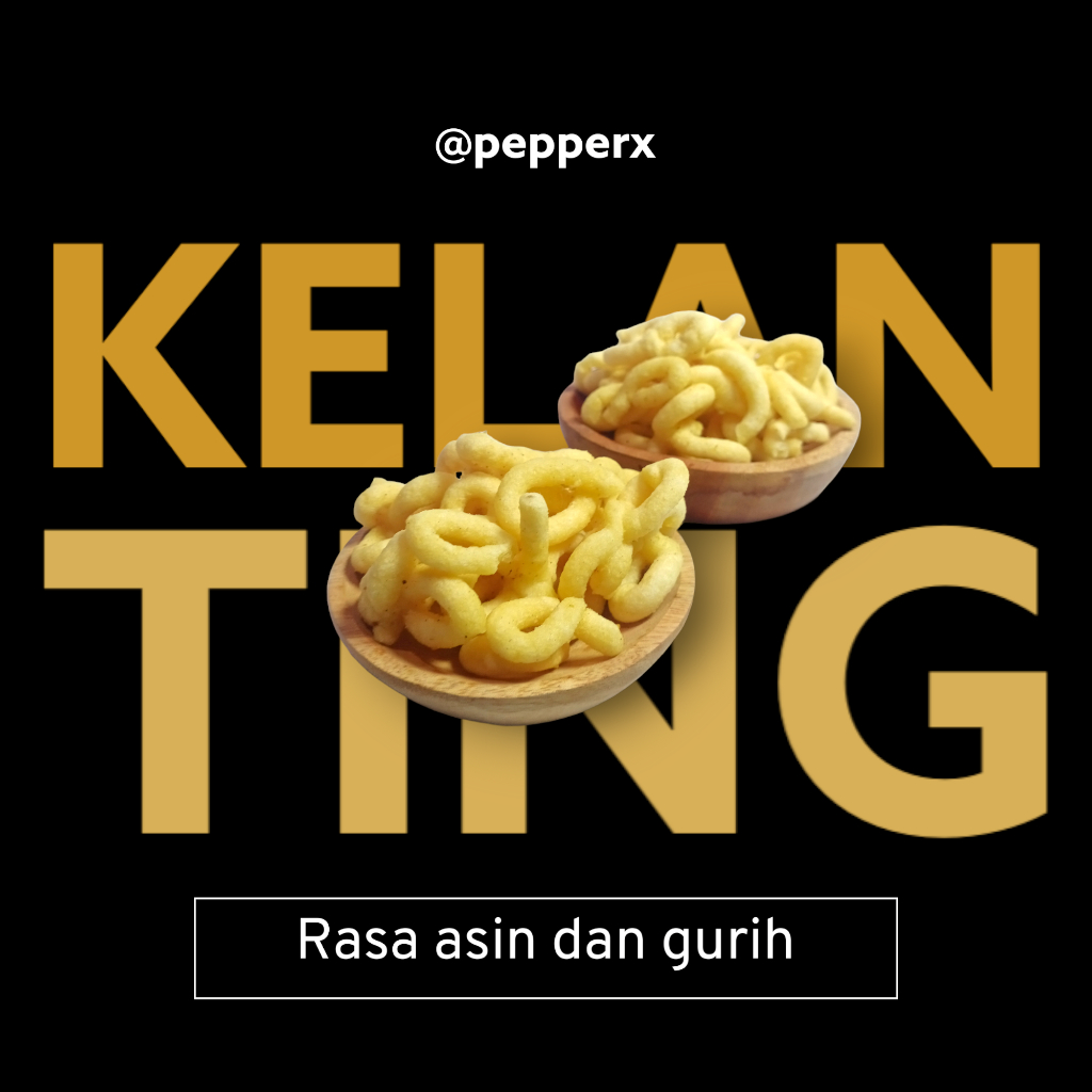 

Lanting Singkong Cemilan Jadul Jajanan Snack Klanting Lanting