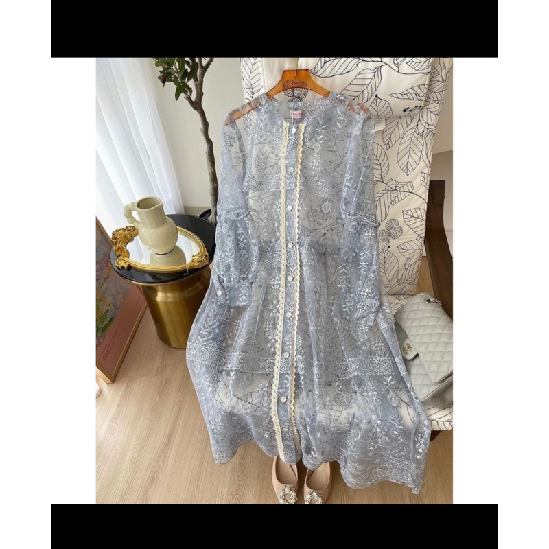 midi dress haide orlin